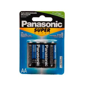 Pilha Comum Pequena AA - 4 Pc  - Panasonic