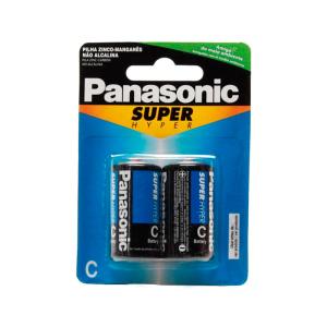 Pilha Comum Media C - 2 Pc - Panasonic