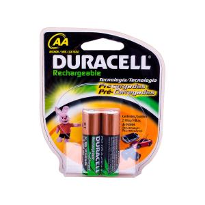 Pilha Pequena Recarregável AA - 2 Pc - Duracell