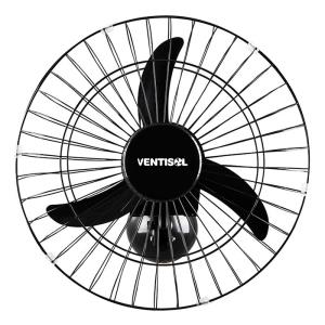 Ventilador de Parede 50cm Preto - Ventisol