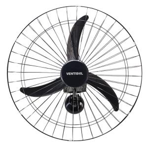 Ventilador de Parede 60cm Preto - Ventisol