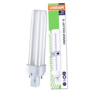 Lâmpada Fluorescente Compacta DULUX D 26W Branca 840 2 Pinos - Osram