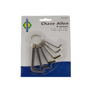 Kit Chave Allen 6 Pcs - Brasfort