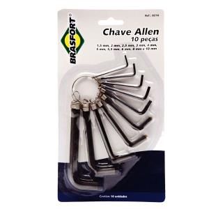 Kit Chave Allen 10 pcs - Brasfort