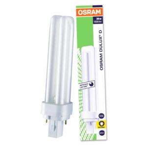 Lâmpada Fluorescente Compacta DULUX D 26W Amarela 827 2 Pinos - Osram