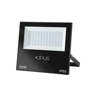 Refletor de Led  50W Branco Quente 3000K IP65 Preto Bivolt - Opus