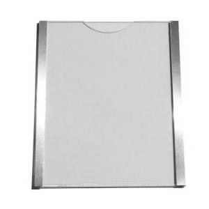 Display Acrílico Para Papel A4 com 2 Faces com Borda de Inox - Ligação