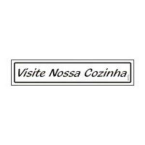 Placa de Sinalização Plástico 6,5x30cm Visite Nossa Cozinha PS182 - Encartale