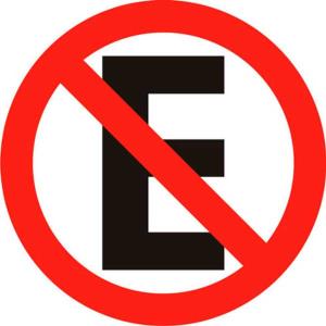 Placa de Sinalização Plástico 40x40cm Proibido Estacionar PS590 - Encartale