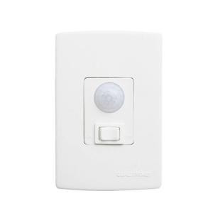 Sensor de Presença de Parede para Embutir com Fotocélula 180 Graus Qi5 2 Fios - Qualitronix