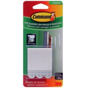 Fecho Command Médio Para Fixação De Objetos  - 3M