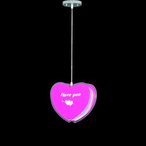 Pendente M300 Coração - I love You - - UNIK Iluminação