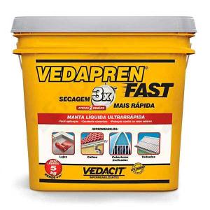 Vedapren Fast Branco  5Kg - Vedacit