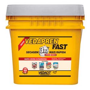 Vedapren Fast Branco 15Kg - Vedacit