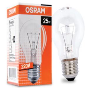 Lampada Incandescente  25W Clara - Osram