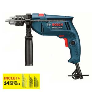 Furadeira GSB 550 RE 550W com 14 Brocas - Bosch