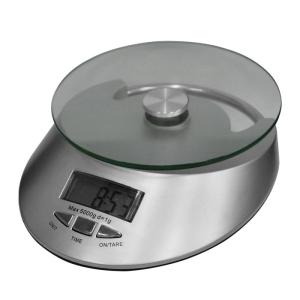 Balança Digital para Cozinha com Relógio KE-4 até 5 Kg - Ligação