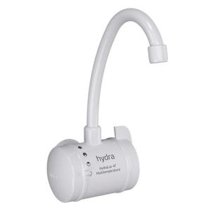 Torneira Elétrica HYDRALAR 4T Multitemperatura de Parede 5500W 220V Branca - Hydra