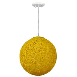 Pendente Art Line 04/1 28cm Amarelo - Condulai