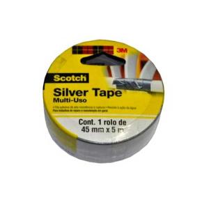 Fita Silver Tape Scotch Prata - 3M