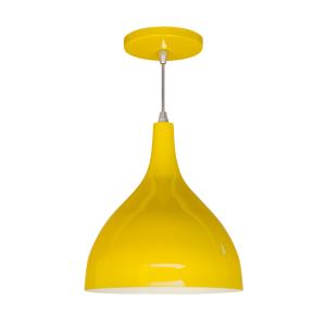 Pendente Gota G 240mm Amarelo - Skylux