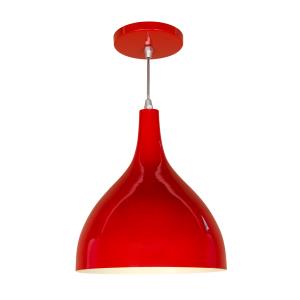 Pendente Gota G 240mm Vermelho - Skylux