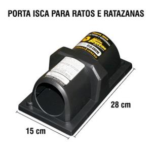 Porta Isca de Ratos e Ratazanas - Dddrin