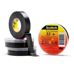 Fita Isolante Scotch 33+ Preta - 3M