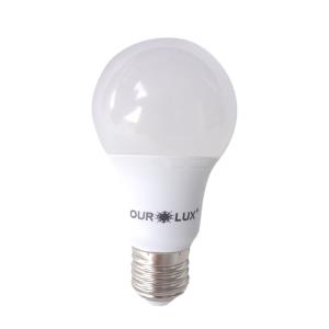 Lâmpada de Led Bulbo A60 9W Branca Fria 6500K 12V  - OuroLux