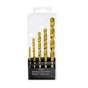 Kit de Brocas de Aço Rápido para Metal 5 Pcs - MTX