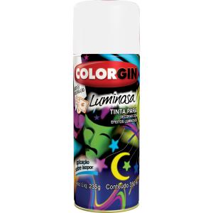 Tinta Spray Fundo Branco Para Luminosa 350ml - Colorgin