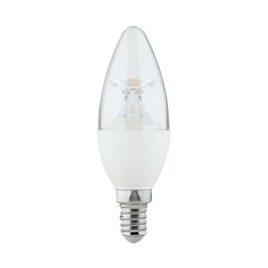 Lâmpada de Led Vela 3W E14 Clara Branca Morna 2700K - Osram