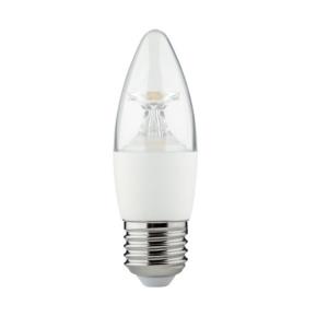 Lâmpada de Led Vela 3W E27 Clara Branca Morna 2700K - Osram