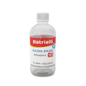 Álcool Gel 70% 500ml  - Natrielli