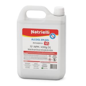 Álcool Gel 70% 5Lts - Natrielli