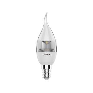 Lâmpada de Led Vela Chama 3W E14 Clara Branca Morna 2700K - Osram