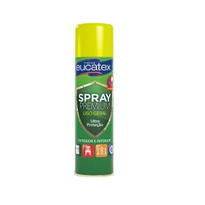 Tinta Spray Multiuso Premium Amarelo 400ml - Eucatex