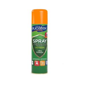 Tinta Spray Multiuso Premium Laranja 400ml - Eucatex