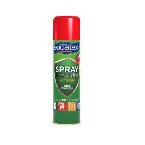 Tinta Spray Multiuso Premium Vermelho 400ml - Eucatex