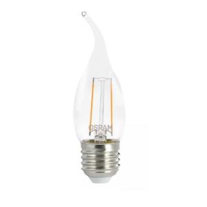 Lâmpada de Led Filamento Vela Bico Chama 2,5W Branca Morna 2700K Clara E27 Bivolt - Osram