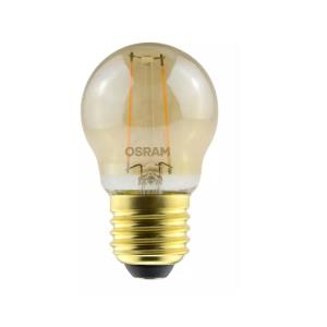 Lâmpada de Led Vintage Bolinha 2,5W Branca Morna 2500K Ambar Bivolt - Osram