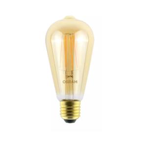 Lâmpada de Led Vintage Edison 4,5W Branca Morna 2500K Ambar Bivolt - Osram