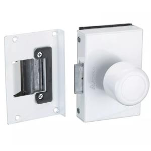 Fechadura Elétrica para Porta de Vidro Interna Branca FV33IBR - Amelco