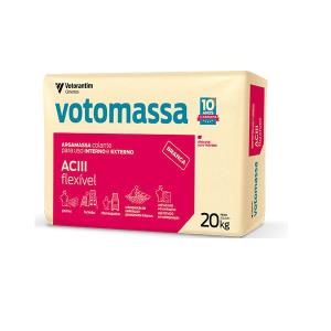 Argamassa Interna/ Externa AC3 20Kg Branca  - Votoran