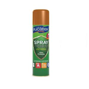 Tinta Spray Premium Metalizado Cobre 400ml - Eucatex
