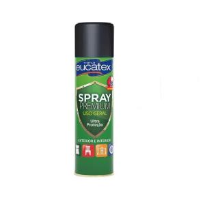 Tinta Spray Premium Metalizado Grafite 400ml - Eucatex