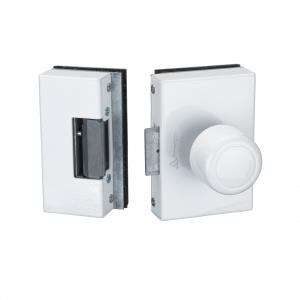 Fechadura Elétrica para Porta de Vidro Interna Branca FV32IBR - Amelco