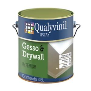 Tinta Acrílica para Gesso/Drywall 3,6lts Branco Neve - Qualyvinil