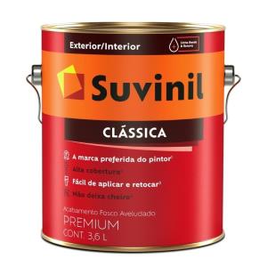 Tinta Látex PVA Clássica Premium 3,6L Branco Neve  - Suvinil
