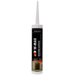 Silicone Acético W-Max Branco 270ml / 265g  - Wurth